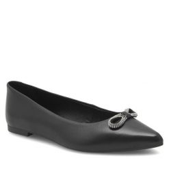Baleriny Lasocki. Czarne baleriny Lasocki, bez wzorów, bez obcasa. Za 159.99 zł.