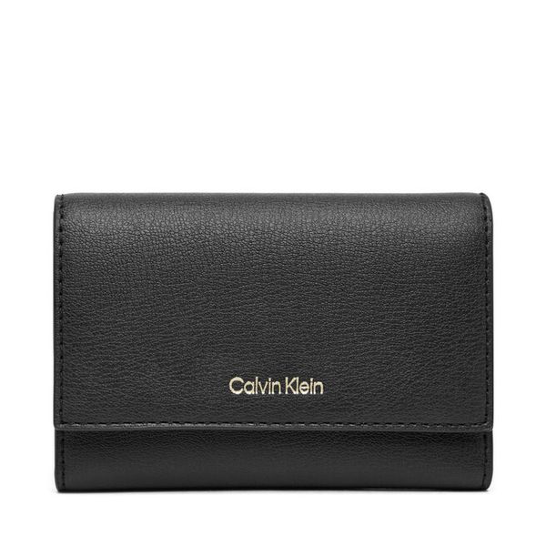 Portfel Calvin Klein. Czarne portfele Calvin Klein, bez wzorów. Za 229.99 zł.