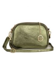 Mia Tomazzi Skórzana torebka "Gradisca" w kolorze oliwkowym - 22,5 x 16 x 7 cm rozmiar: onesize. Zielone torby na ramię Mia Tomazzi, bez wzorów, z materiału, na ramię, bez dodatków. Za 173.99 zł.