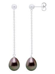 ATELIERS SAINT GERMAIN Złote kolczyki-wkrętki z perłami rozmiar: onesize. Czarne kolczyki ATELIERS SAINT GERMAIN, z perłą, złote. Za 991.99 zł.