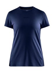 Craft Koszulka sportowa "ADV Essence" w kolorze granatowym rozmiar: L. Niebieskie koszulki sportowe Craft, bez wzorów, z materiału, bez ramiączek, outdoorowe. Za 92.64 zł.