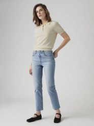 Levi's Dżinsy "501" - Regular fit - w kolorze błękitnym rozmiar: W27/L26. Niebieskie jeansy Levi's®, l, z aplikacjami, z podwyższonym stanem. Za 199.49 zł.