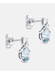 Revoni Złote kolczyki-wkrętki z cyrkoniami rozmiar: onesize. Niebieskie kolczyki Revoni, z cyrkonią, złote. Za 761.99 zł.