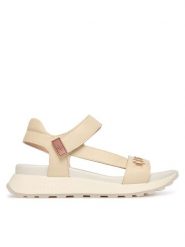 Hispanitas Sandały HV264521 C010 Écru. Sandały Hispanitas, bez wzorów, ze skóry, bez obcasa, na płaskiej podeszwie, bez zapięcia. Za 549.99 zł.