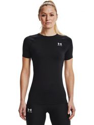 Under Armour Koszulka sportowa "Authentics" w kolorze czarnym rozmiar: M. Czarne koszulki sportowe Under Armour, bez wzorów, z materiału, bez ramiączek, outdoorowe. Za 97.95 zł.