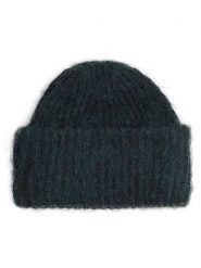 MOSS COPENHAGEN Czapka "Annalisa" w kolorze ciemnozielonym rozmiar: onesize. Zielone czapki Moss Copenhagen, bez wzorów, z materiału. Za 118.84 zł.