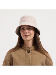 TRAVELIN' Kapelusz w kolorze beżowym rozmiar: onesize. Brązowe kapelusze Travelin', bez wzorów, ze skóry. Za 195.99 zł.