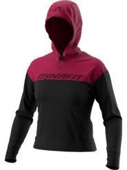 DYNAFIT Bluza funkcyjna w kolorze czarno-fioletowym rozmiar: L. Czarne bluzy Dynafit, l, bez wzorów, z materiału, z kapturem. Za 254.74 zł.