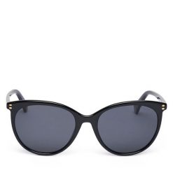 Okulary przeciwsłoneczne Polaroid. Czarne okulary przeciwsłoneczne Polaroid, bez wzorów. Za 129.99 zł.