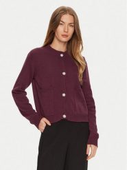 ViCOLO Kardigan 77100S Bordowy Regular Fit. Czerwone kardigany ViCOLO, s, bez wzorów, z syntetyku. Za 239.99 zł.
