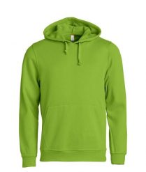 Clique Basic Hoody bluza z kapturem unisex lekka – light green. Zielone bluzy CLIQUE, s, bez wzorów, z bawełny, z kapturem. Za 172.64 zł.
