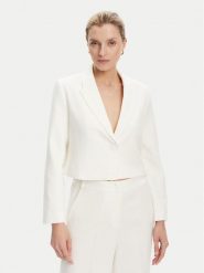 Tatuum Marynarka Reneta T2508.024 Écru Slim Fit. Białe marynarki i żakiety Tatuum, bez wzorów, z syntetyku. Za 379.99 zł.