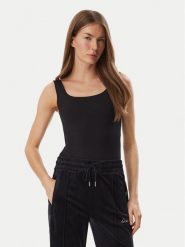 Guess Body V6YP17 K4709 Czarny Slim Fit. Czarne body Guess, xs, z aplikacjami, z syntetyku. Za 234.99 zł.
