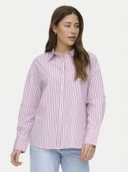 ONLY Koszula Oregon 15367554 Różowy Regular Fit. Czerwone koszule Only, xs, bez wzorów, z bawełny, bez kołnierzyka, bez ramiączek. Za 129.99 zł.