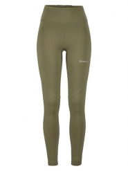 Craft Legginsy sportowe "ADV Essence Warm" w kolorze khaki rozmiar: S. Brązowe legginsy Craft, s, bez wzorów, z podwyższonym stanem. Za 113.99 zł.