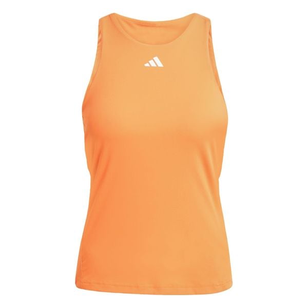 Koszulka Tennis Climacool Y-Tank. Brązowe bluzki Adidas, bez wzorów, sportowe, bez kołnierzyka, bez ramiączek. Za 239.00 zł.