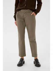 Kaffe Spodnie w kolorze khaki rozmiar: 46. Brązowe spodnie materiałowe Kaffe, na co dzień, bez wzorów, z materiału. Za 82.99 zł.