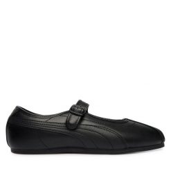 Baleriny Puma. Czarne baleriny Puma, bez wzorów, bez obcasa. Za 329.99 zł.
