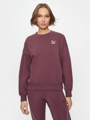 Puma Bluza Classics 621408 Bordowy Oversize. Czerwone bluzy Puma, xl, bez wzorów, z bawełny, bez kaptura. Za 89.99 zł.