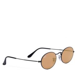 Okulary przeciwsłoneczne Ray-Ban. Czarne okulary przeciwsłoneczne Ray-Ban, bez wzorów. Za 655.99 zł.