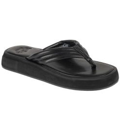 Japonki damskie, S.Bahia Lady 25 SBAHLS. Czarne klapki Joma, bez wzorów, bez obcasa. Za 59.99 zł.