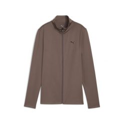Damska rozpinana bluza PUMA STRONG PUMA Flat Bronze Brown. Brązowe bluzy Puma, l, bez wzorów, bez kaptura. Za 249.00 zł.