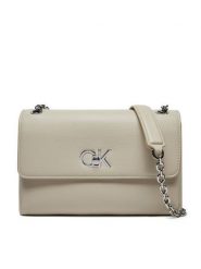 Calvin Klein Torebka K60K612554 Écru. Torebki klasyczne Calvin Klein, bez wzorów, ze skóry, bez dodatków. Za 749.99 zł.