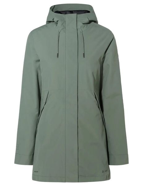 Outdoor-Jacke W Coreway Parka. Zielone parki Vaude, na zimę, s, z materiału, biznesowe, moda ciążowa, z kapturem. Za 1,289.00 zł.