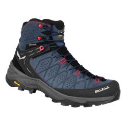 Buty Trekkingowe Damskie Salewa Alp Trainer 2 Mid Gtx. Niebieskie trekkingi Salewa, z materiału. Za 1,121.00 zł.