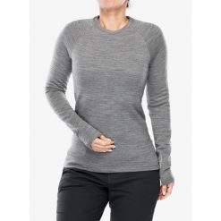 Bluza termoaktywna damska Houdini Desoli Thermal Crew. Szare bluzy Houdini, na zimę, s, bez wzorów, bez kaptura. Za 686.99 zł.