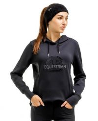 Bluza jeździecka Lumina Equus. Czarne bluzy EQUUS BRAND, l, bez wzorów, bez kaptura. Za 189.00 zł.