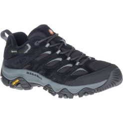 Buty sportowe Merrell Moab 3 szare damskie. Czerwone obuwie sportowe Merrell, z gore-texu, bez zapięcia, trekkingowe, gore-tex. Za 638.30 zł.