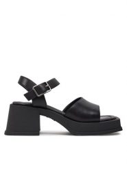 Vagabond Shoemakers Sandały Hennie 5537-201-20 Czarny. Czarne sandały Vagabond Shoemakers, bez wzorów, ze skóry, bez obcasa, na słupku, bez zapięcia. Za 379.99 zł.