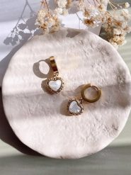 Lodie Silver Srebrne kolczyki-kreole rozmiar: onesize. Białe kolczyki Lodie Silver, srebrne. Za 82.99 zł.