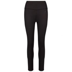 Damskie legginsy Trespass Kanika. Czarne legginsy Trespass, l, bez wzorów, z elastanu, z podwyższonym stanem, długie. Za 250.99 zł.