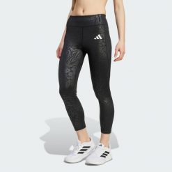 Legginsy All Sports Optime Animal Print. Białe legginsy Adidas, bez wzorów, z podwyższonym stanem. Za 179.00 zł.