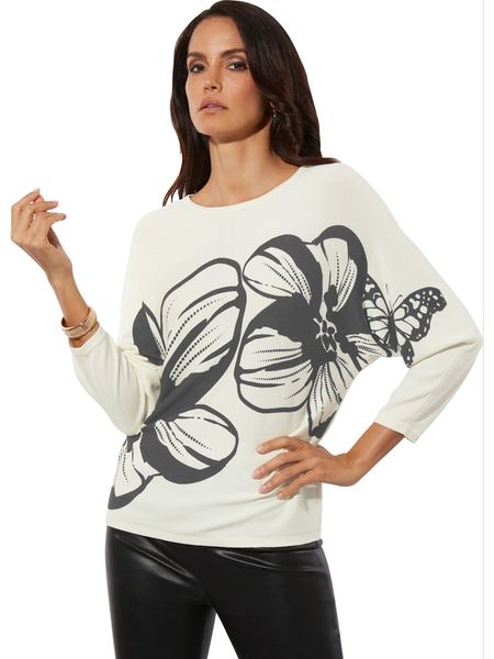 Creation L Bluzka w kolorze kremowym rozmiar: 44. Brązowe bluzki creation L, l, bez wzorów, bez kołnierzyka, bez ramiączek. Za 109.95 zł.