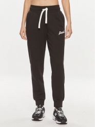Puma Spodnie dresowe Ess+ Script 679350 Czarny Regular Fit. Czarne spodnie dresowe Puma, xs, bez wzorów, z bawełny. Za 139.99 zł.