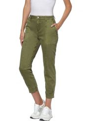 Heine Dżinsy - Slim fit - w kolorze khaki rozmiar: 44. Brązowe jeansy Heine, bez wzorów. Za 78.47 zł.