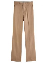 Scotch & Soda Spodnie chino w kolorze beżowym rozmiar: W31. Brązowe spodnie materiałowe Scotch & Soda, na co dzień, bez wzorów, z podwyższonym stanem. Za 154.07 zł.