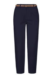 Bawełniane spodnie R-LANA. Spodnie materiałowe Volcano, m, bez wzorów, z bawełny, z standardowym stanem. Za 149.99 zł.