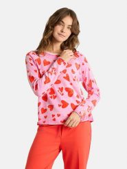 LIEBLINGSSTÜCK Sweter "Lilo" w kolorze jasnoróżowo-czerwonym rozmiar: 40. Czerwone swetry LIEBLINGSSTÜCK, bez wzorów, z kaszmiru, bez ramiączek. Za 365.95 zł.