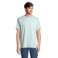 Koszulka Organiczna Unisex Dla Dorosłych Legend. Niebieskie bluzki SOL'S, s, bez wzorów, sportowe, bez kołnierzyka, bez ramiączek. Za 48.99 zł.