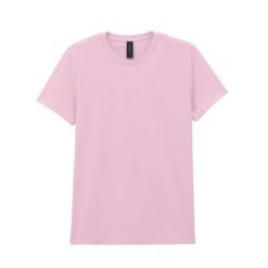 Damska Koszulka Z Grubej Bawełny. Czerwone bluzki GILDAN, xl, bez wzorów, z bawełny, sportowe, bez kołnierzyka, bez ramiączek. Za 47.99 zł.