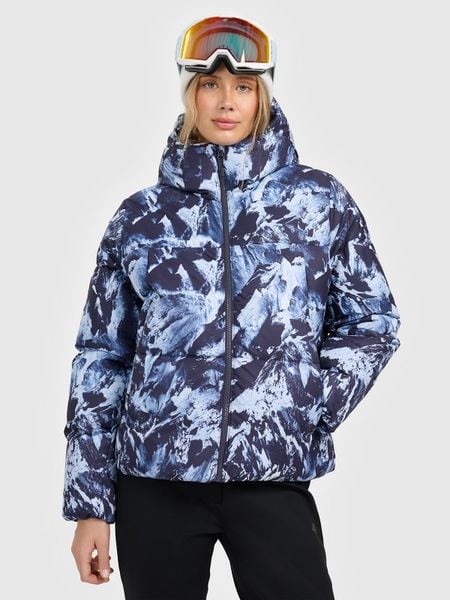 4F Kurtka narciarska membrana 5000 damska - multikolor M. Niebieskie kurtki narciarskie 4f, m, bez wzorów, bez kaptura, narciarskie. W wyprzedaży za 349.99 zł.