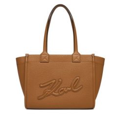 Torebka KARL LAGERFELD. Brązowe torebki klasyczne KARL LAGERFELD, bez wzorów, bez dodatków. Za 999.99 zł.