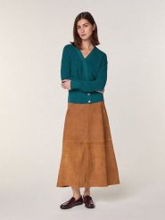 Rodier Wełniany kardigan w kolorze morskim rozmiar: S. Niebieskie kardigany Rodier, s, bez wzorów, z wełny. Za 274.99 zł.