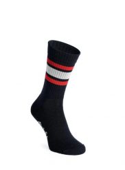 Skarpety merino Devold Archive Merino Sock. Czarne skarpety Devold, bez wzorów, z elastanu. Za 153.99 zł.