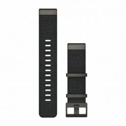 Pasek do zegarka Garmin Quickfit 22. Czarne zegarki GARMIN, metalowe. Za 1,201.50 zł.