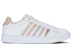 Buty sportowe K-Swiss COURT TIEBREAK II (94413-192-M). Białe trekkingi K-SWISS, z materiału, trekkingowe. Za 139.00 zł.